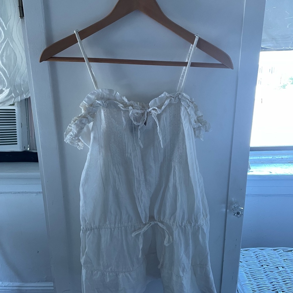 Bohemian Spaghetti Strap Cotton Top